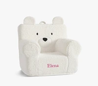 Anywhere Chair®, Ivory Sherpa Bear