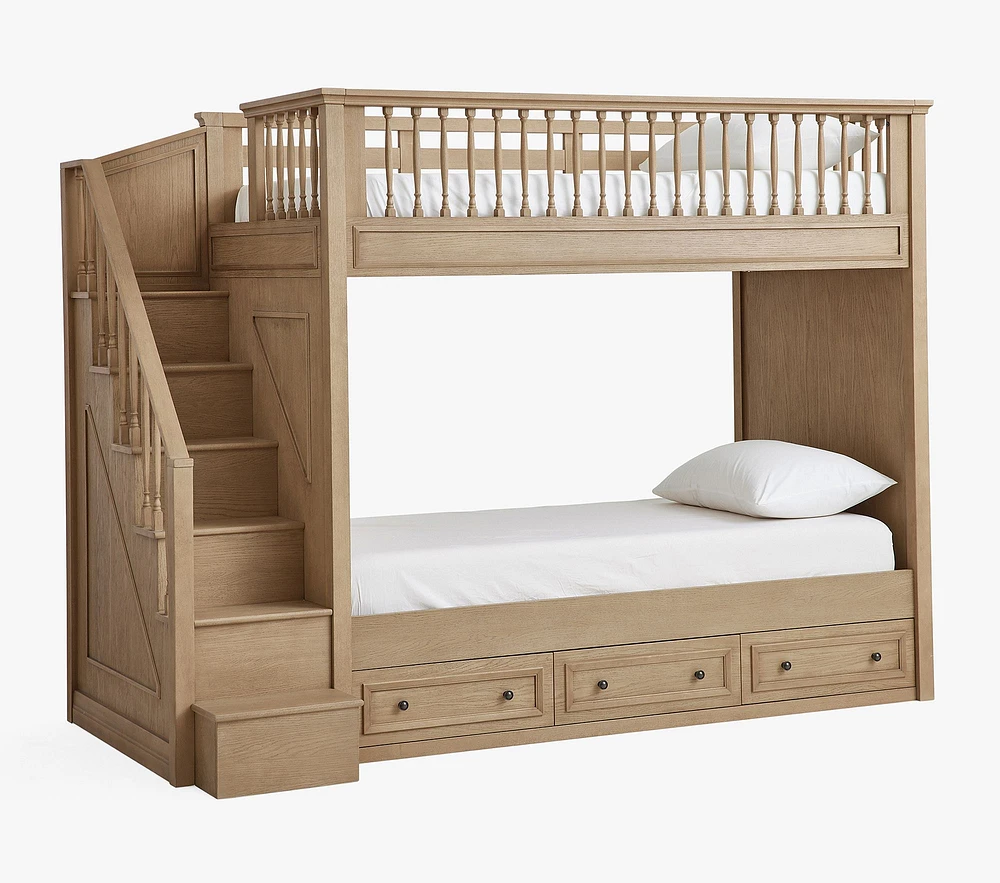 Fillmore Twin-Over-Twin Stair Bunk Bed