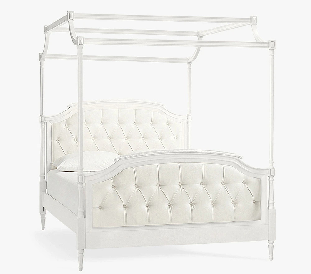 Blythe Tufted Canopy Bed