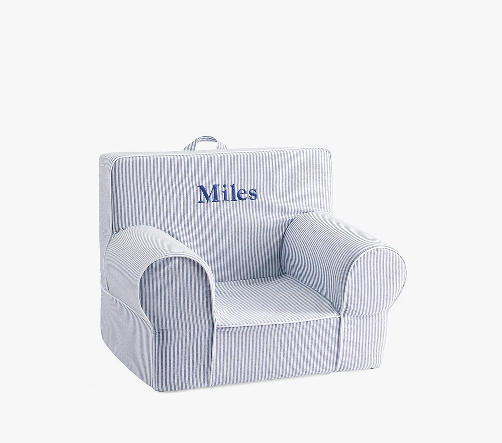 My First Anywhere Chair®, Navy Oxford Stripe