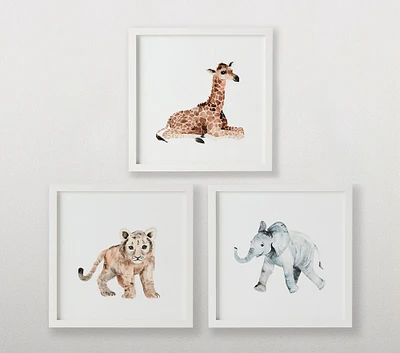 Nursery Animal Framed Art (14")