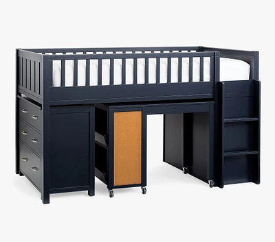 Camp Storage Low Loft Bed