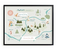 Minted® Disney's Winnie the Pooh Hundred Aker Woods Wall Art by Char-Lynn Griffiths