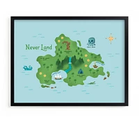 Minted® Disney Neverland Map Wall Art by Renee Christensen