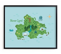 Minted® Disney Neverland Map Wall Art by Renee Christensen