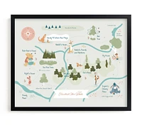 Minted® Disney's Winnie the Pooh Hundred Aker Woods Wall Art by Char-Lynn Griffiths