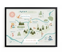 Minted® Disney's Winnie the Pooh Hundred Aker Woods Wall Art by Char-Lynn Griffiths