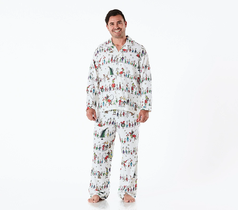 Adult Dr. Seuss's The Grinch™ Flannel Pajama Set