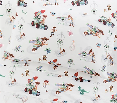 Disney and Pixar Toy Story Organic Toddler Bed Sheet Set