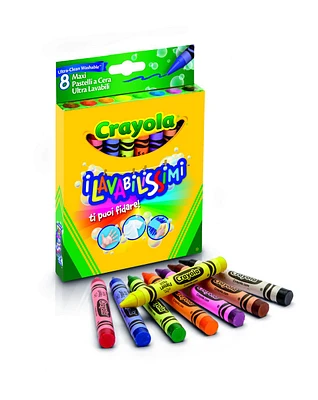 Crayola - 8 lápis de cera laváveis maxi