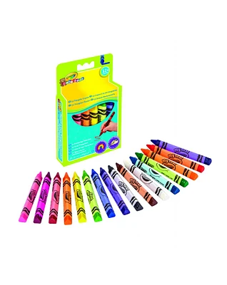 Crayola - 16 lápis de cera triangulares laváveis mini kids