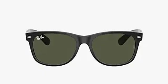 Ray-Ban RB2132 New Wayfarer Color Mix 55 Dark Grey & Striped Grey Sunglasses  | Sunglass Hut United Kingdom