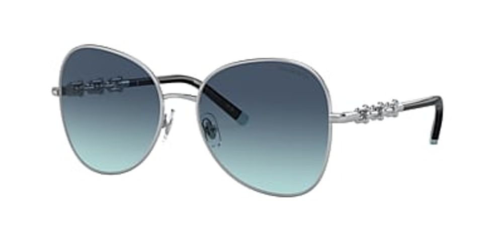 Tiffany & Co. TF4216F 54 Azure Gradient Dark Blue Polar & Black Polarized  Sunglasses | Sunglass Hut USA