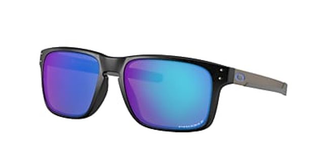 Oakley OO6048 Holbrook™ TI 57 Prizm Sapphire Polarized & Matte Gunmetal  Polarized Sunglasses | Sunglass Hut USA