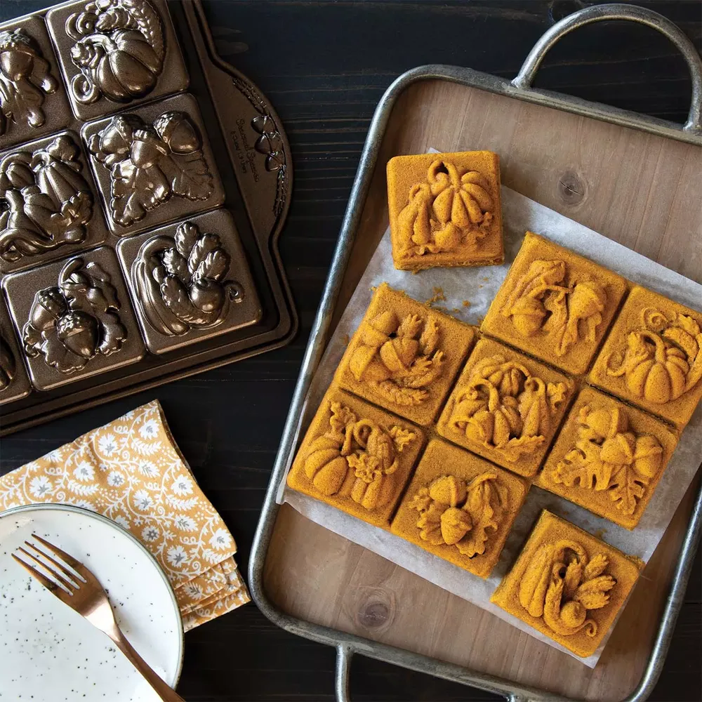 Nordic Ware Pumpkin Cake Squares Pan