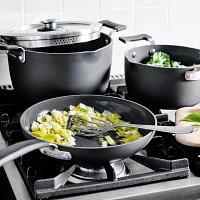 GreenPan Levels Stackable Ceramic Nonstick Skillets, Set of 2, 10" & 12"