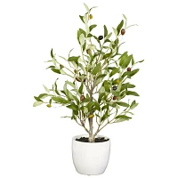 Nearly Natural Olive Silk Trees, Set of 2