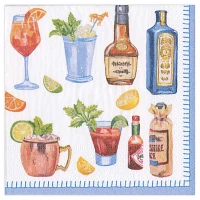 Happy Hour Cocktail Napkins, Set of 20