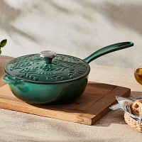 Le Creuset Enameled Cast Iron Olive Branch Saucier