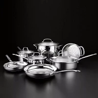 Cuisinart Chef’s Classic Stainless Steel 11-Piece Cookware Set