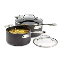 All-Clad Essentials 4-Piece Saucepan Set