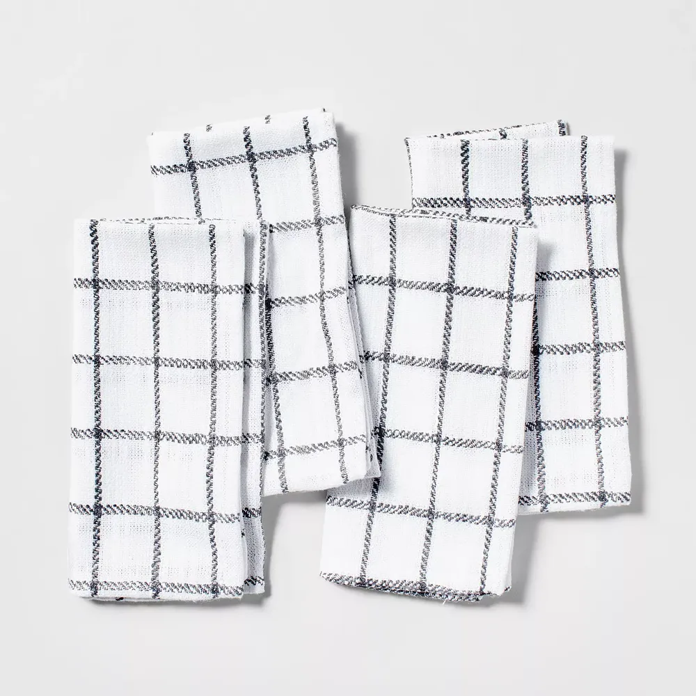 Sur La Table Recycled Check Napkins