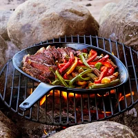 Sur La Table Ceramic Fajita Pan with Wooden Base