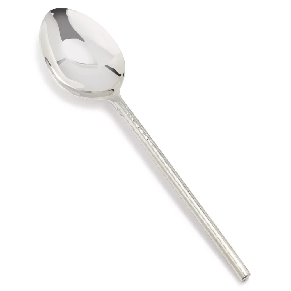 Sur La Table Hammered Silver Serving Spoon