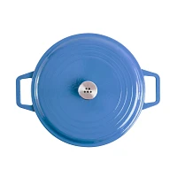 Misen Enameled Cast Iron Braiser, 5 qt.