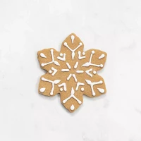 Sur La Table Copper-Plated Snowflake Cookie Cutter with Handle, 3.5"