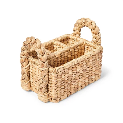 Sur La Table Water Hyacinth Flatware Caddy