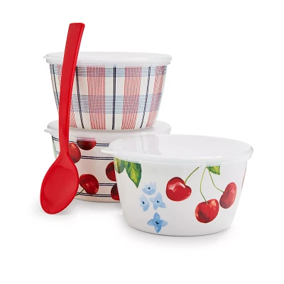 Sur La Table Pique-Nique Melamine Condiment Bowls, Set of 3