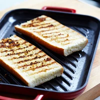 Sur La Table Rectangular Baker with Grill Pan Lid