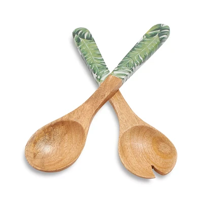 Sur La Table Palm Leaf Servers, Set of 2