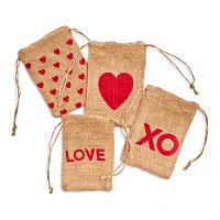 Sur La Table Valentine’s Day Treat Bags, Set of 4