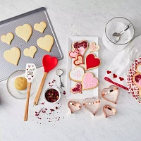 Sur La Table Copper-Plated Heart Cookie Cutters with Handle