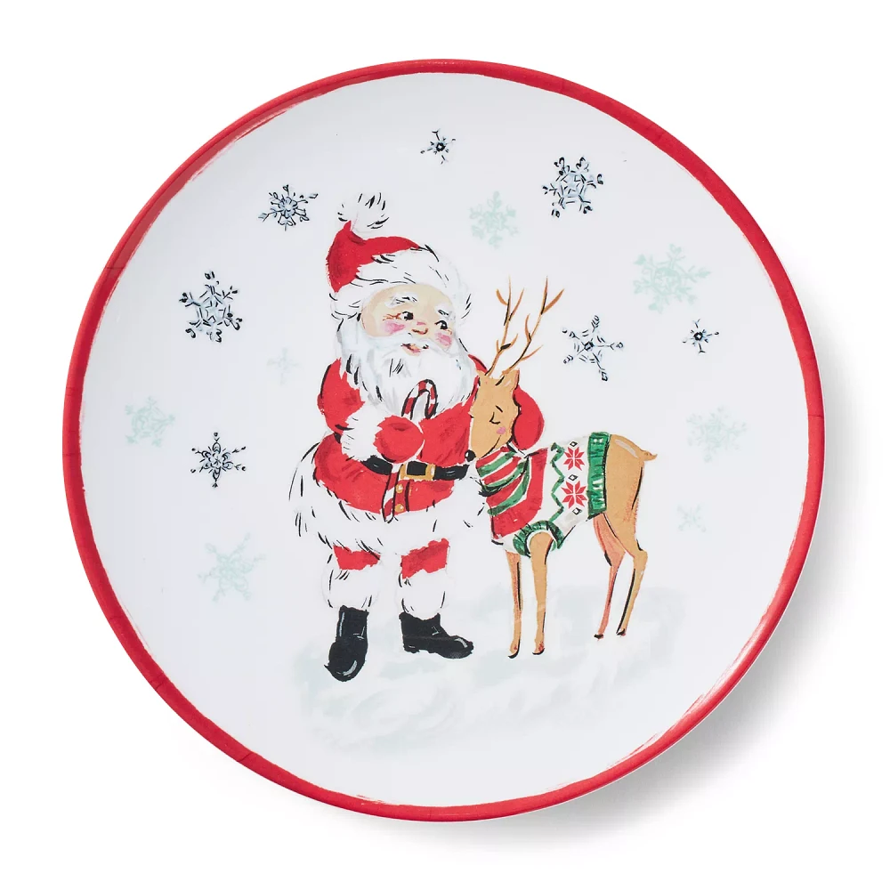 Sur La Table Kids Santa Dinner Plate