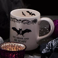 Sur La Table Eat, Drink and Be Scary Halloween Mug, 15 oz.