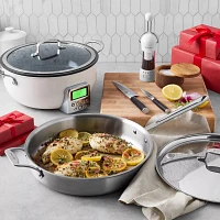 All-Clad D5 Brushed Stainless Steel Sauté Pans