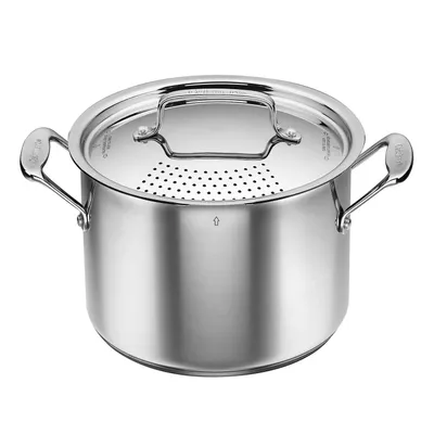 Cuisinart Chef’s Classic™ Stainless Stockpot with Straining Cover, 6 Quart