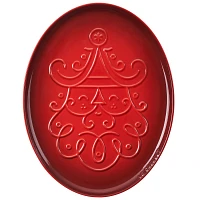 Le Creuset Noel Santa Platter