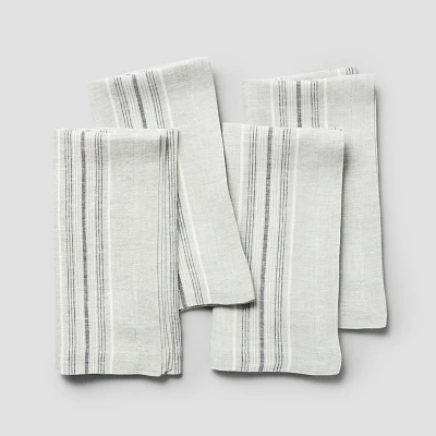 Sur La Table Linen Striped Napkins