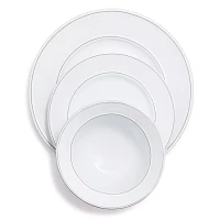 Sur La Table Noir 12-Piece Dinnerware Set