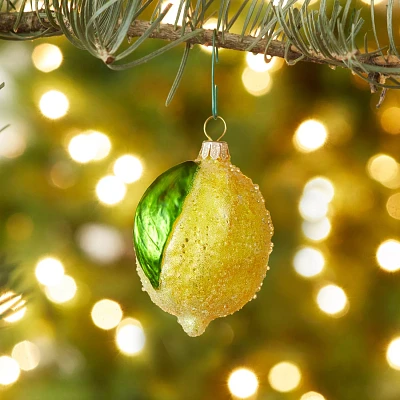 Sur La Table Lemon Glass Ornament