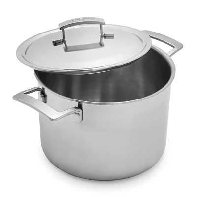 Demeyere Industry5 Stockpot with Thermo Lid, 8 qt.