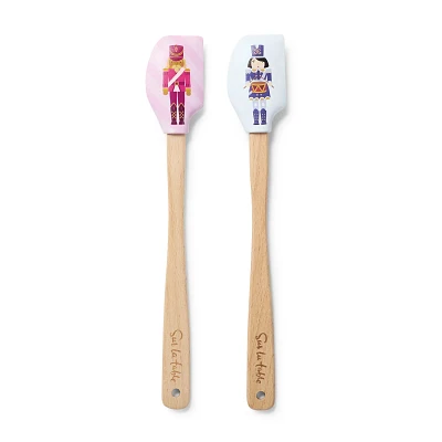 Sur La Table Mini Nutcracker Spatulas, Set of 2