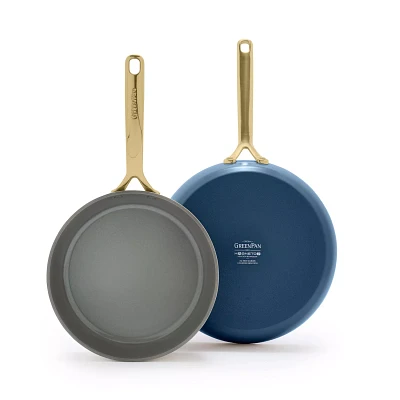 GreenPan GP5 Skillet Set with Champagne Handles 9.5" & 11