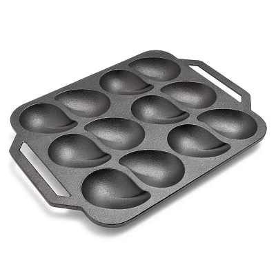 Sur La Table Cast Iron Oyster Pan, 12 Cavity