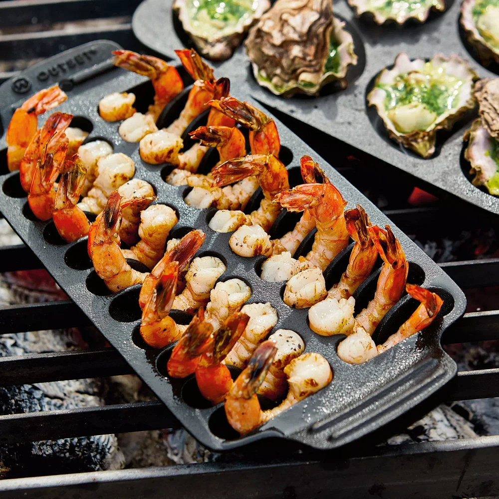 Sur La Table Cast Iron Shrimp Pan