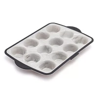 Trudeau Structure Silicone Pro Standard Muffin Pan, 12 Cavity